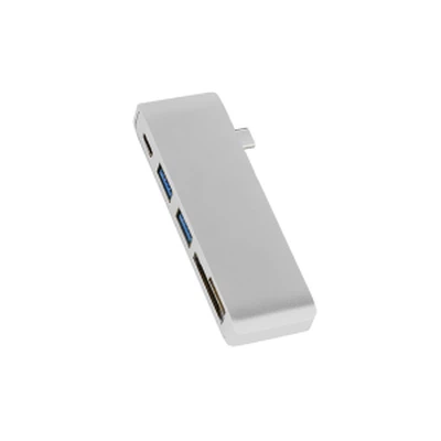 USB-C Para PD-Power 2 Portas Hub USB 3.0 SD / TF Combo Card Reader Hub